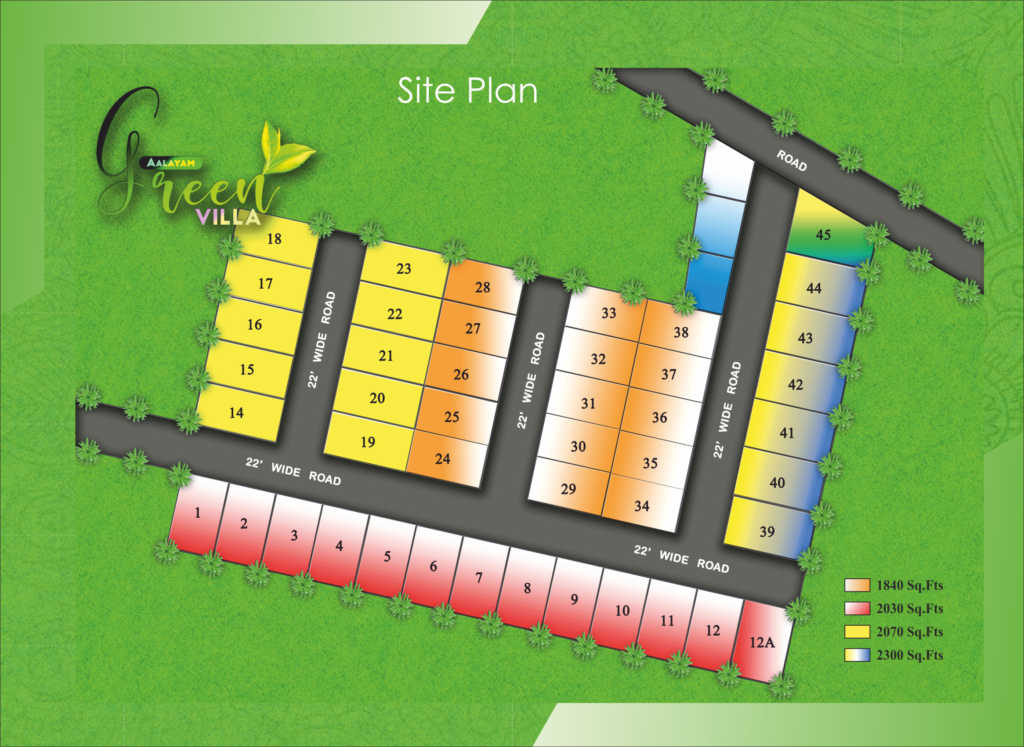  Aalayam Villas Site Plan 