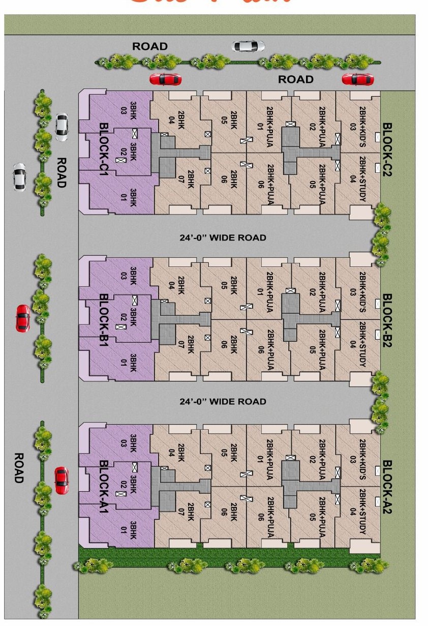 Twin Chalet Site Plan 